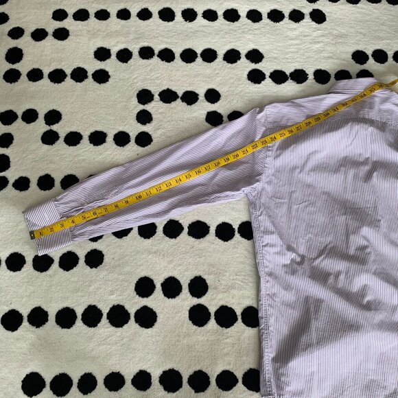 Canali 1934 Designer Striped Dress Shirt - Picture 12 of 13